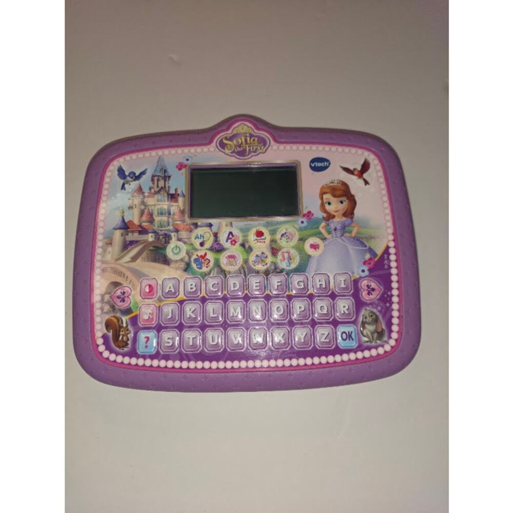 VTECH Sofia the First Learning Tablet Disney Educational Purple WORKS